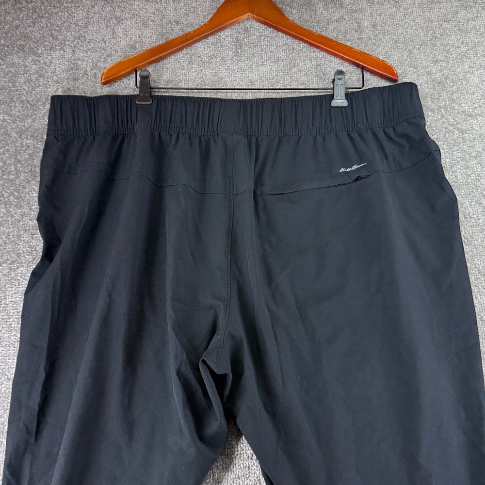 Eddie Bauer Black Pull On Pants Straight Leg Womens 2X High Rise Ankle - Picture 6 of 9